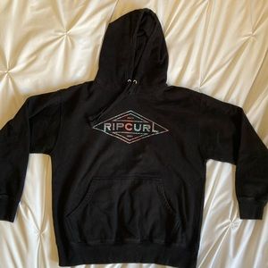 Black Rip curl hoodie size L